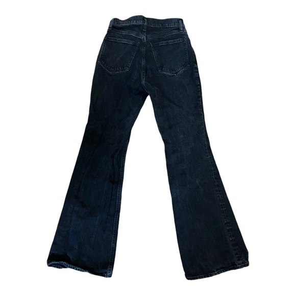 Black Abercrombie Retro flare high rise jeans - Picture 2 of 3